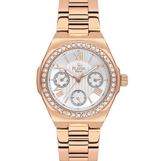 PLATİN PİERRE KADIN KOL SAATİ