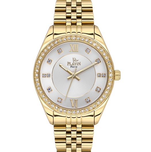 PLATİN PİERRE KADIN KOL SAATİ
