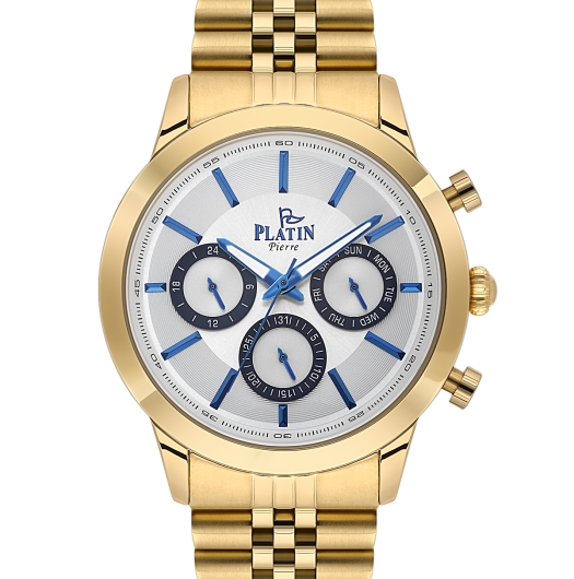 PLATİN PİERRE ERKEK KOL SAATİ