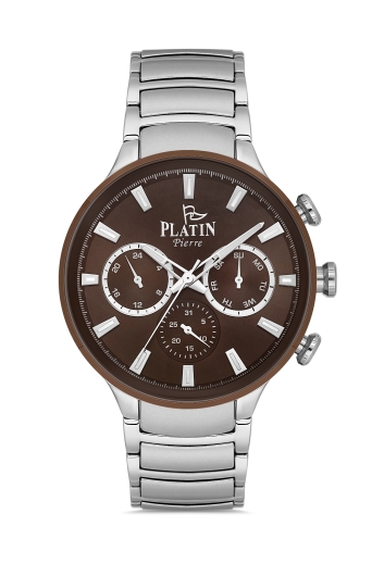 PLATİN PİERRE ERKEK KOL SAATİ