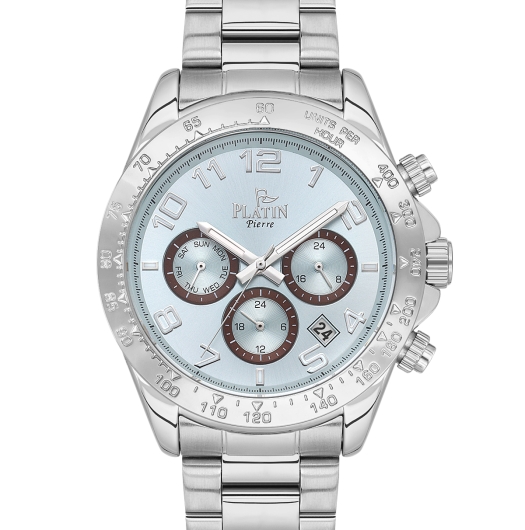 PLATİN PİERRE ERKEK KOL SAATİ