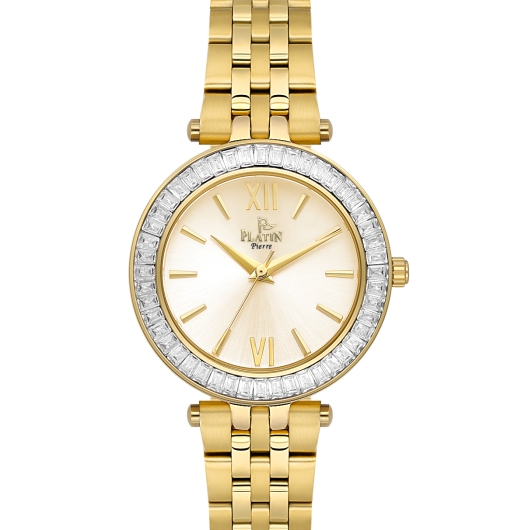 PLATİN PİERRE KADIN KOL SAATİ