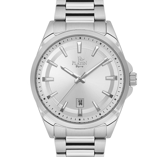 PLATİN PİERRE ERKEK KOL SAATİ