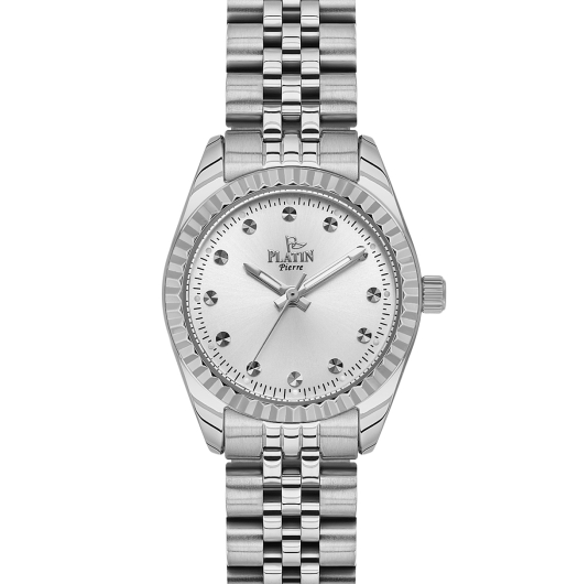 PLATİN PİERRE KADIN KOL SAATİ