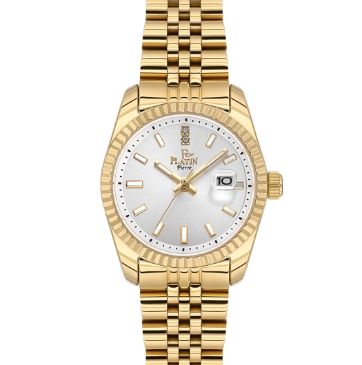 PLATİN PİERRE KADIN KOL SAATİ