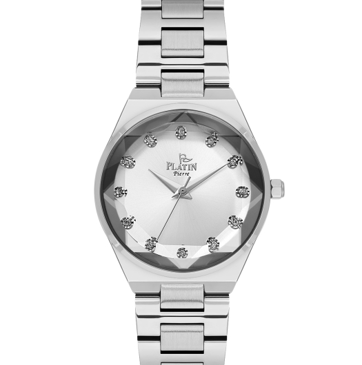 PLATİN PİERRE KADIN KOL SAATİ