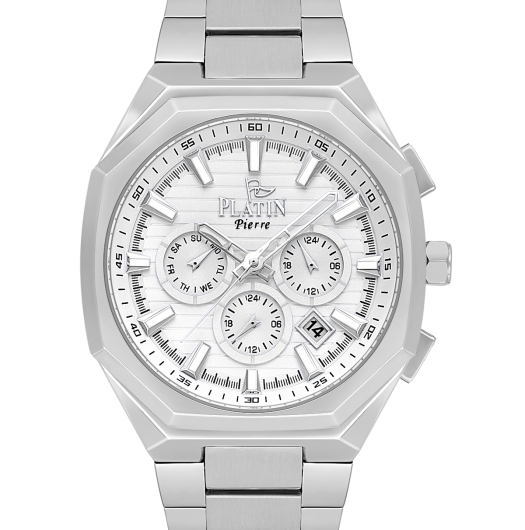 PLATİN PİERRE ERKEK KOL SAATİ