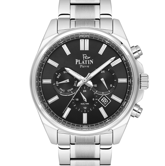 PLATİN PİERRE ERKEK KOL SAATİ