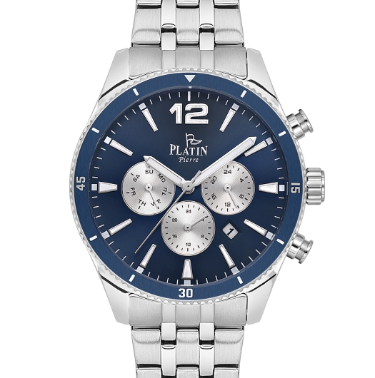 PLATİN PİERRE ERKEK KOL SAATİ