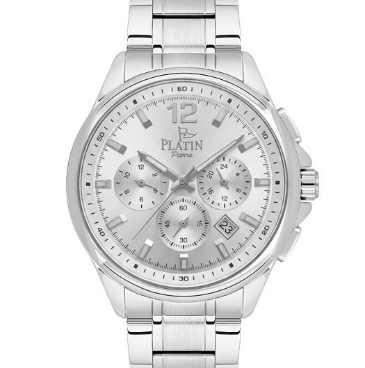 PLATİN PİERRE ERKEK KOL SAATİ