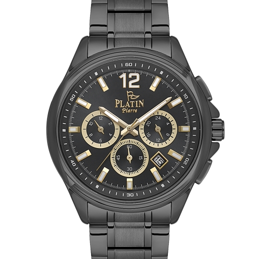 PLATİN PİERRE ERKEK KOL SAATİ