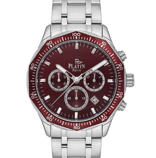 PLATİN PİERRE ERKEK KOL SAATİ