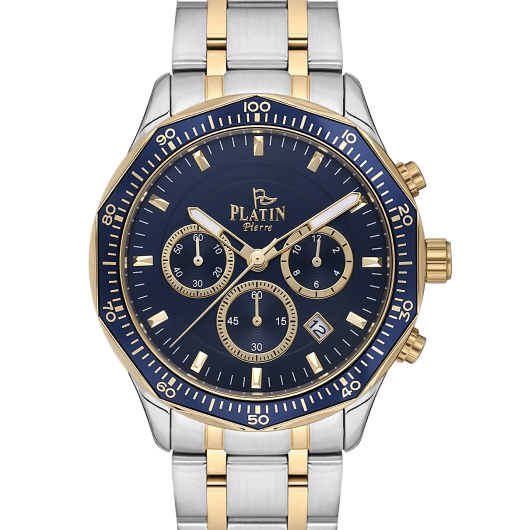 PLATİN PİERRE ERKEK KOL SAATİ