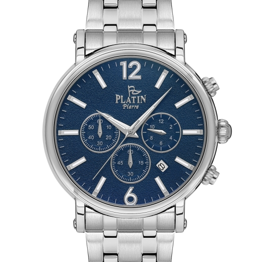 PLATİN PİERRE ERKEK KOL SAATİ