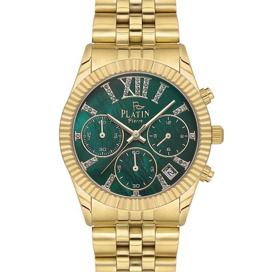 PLATİN PİERRE KADIN KOL SAATİ