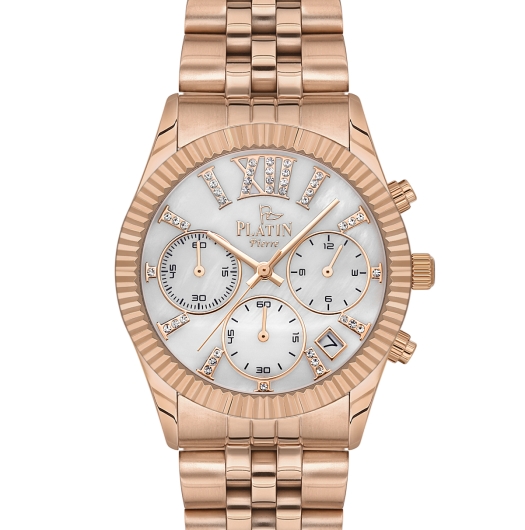 PLATİN PİERRE KADIN KOL SAATİ