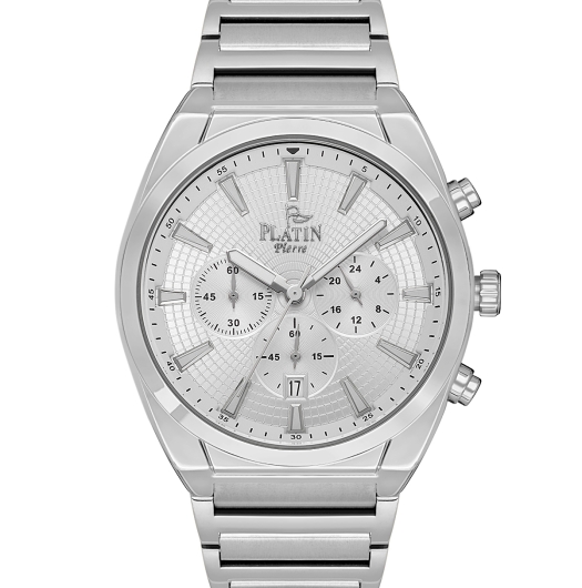 PLATİN PİERRE ERKEK KOL SAATİ