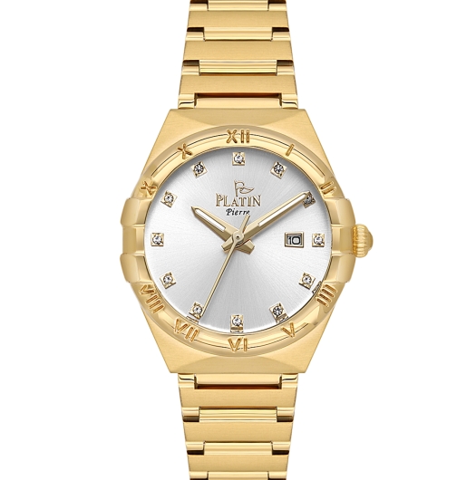 PLATİN PİERRE KADIN KOL SAATİ