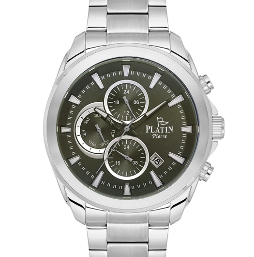 PLATİN PİERRE ERKEK KOL SAATİ