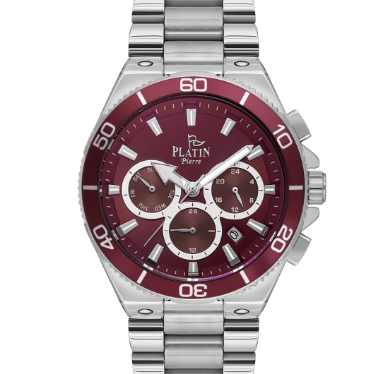 PLATİN PİERRE ERKEK KOL SAATİ