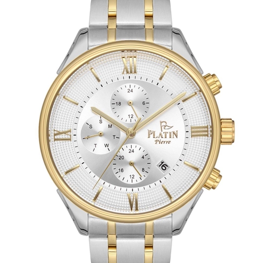 PLATİN PİERRE ERKEK KOL SAATİ