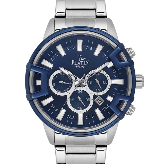 PLATİN PİERRE ERKEK KOL SAATİ