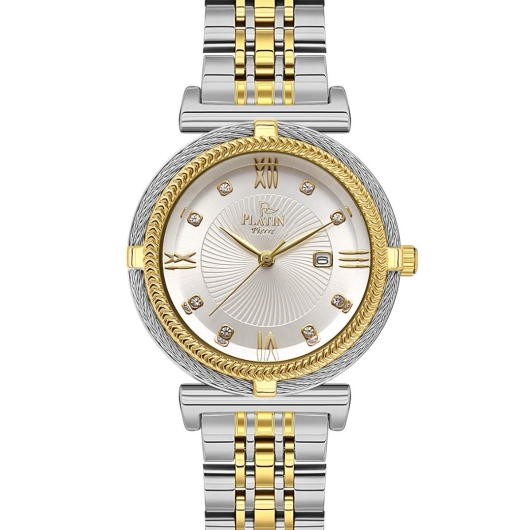 PLATİN PİERRE KADIN KOL SAATİ