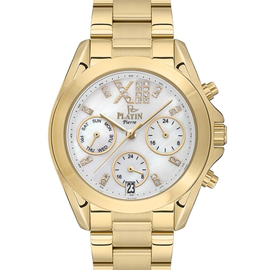 PLATİN PİERRE KADIN KOL SAATİ