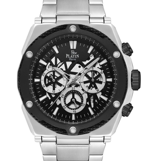 PLATİN PİERRE ERKEK KOL SAATİ