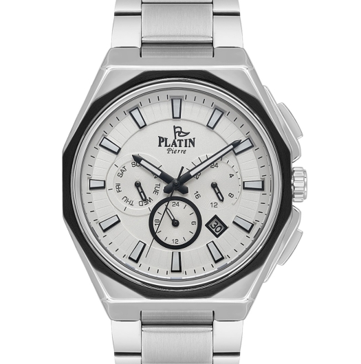 PLATİN PİERRE ERKEK KOL SAATİ