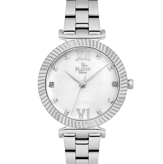 PLATİN PİERRE KADIN KOL SAATİ