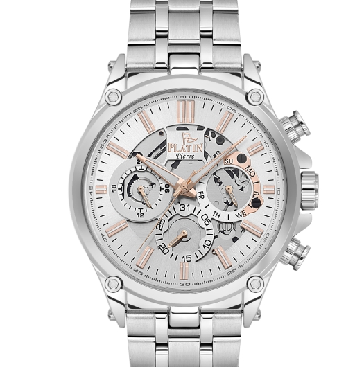 PLATİN PİERRE ERKEK KOL SAATİ