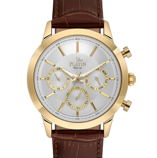 PLATİN PİERRE ERKEK KOL SAATİ