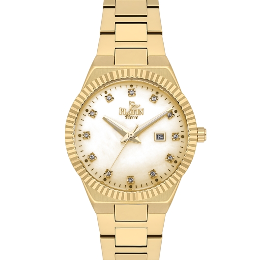 PLATİN PİERRE KADIN KOL SAATİ