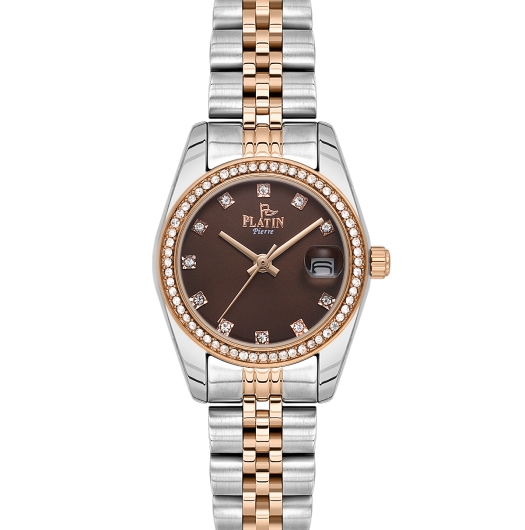 PLATİN PİERRE KADIN KOL SAATİ