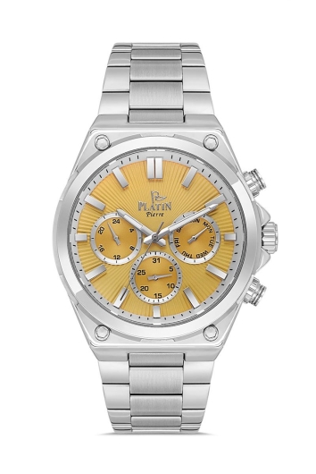 PLATİN PİERRE ERKEK KOL SAATİ