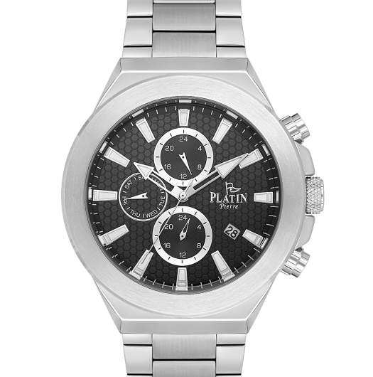 PLATİN PİERRE ERKEK KOL SAATİ