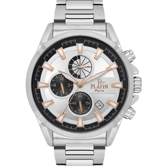 PLATİN PİERRE ERKEK KOL SAATİ
