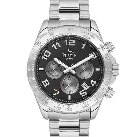 PLATİN PİERRE ERKEK KOL SAATİ