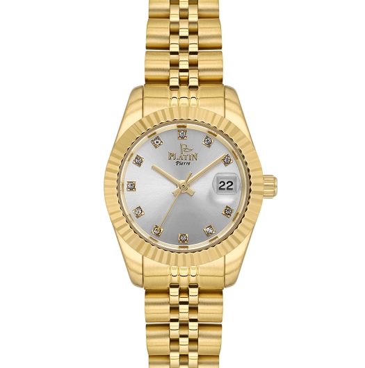 PLATİN PİERRE KADIN KOL SAATİ
