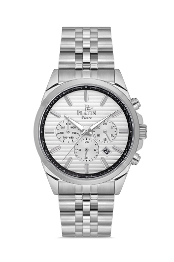 PLATİN PİERRE ERKEK KOL SAATİ