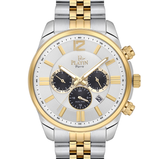 PLATİN PİERRE ERKEK KOL SAATİ