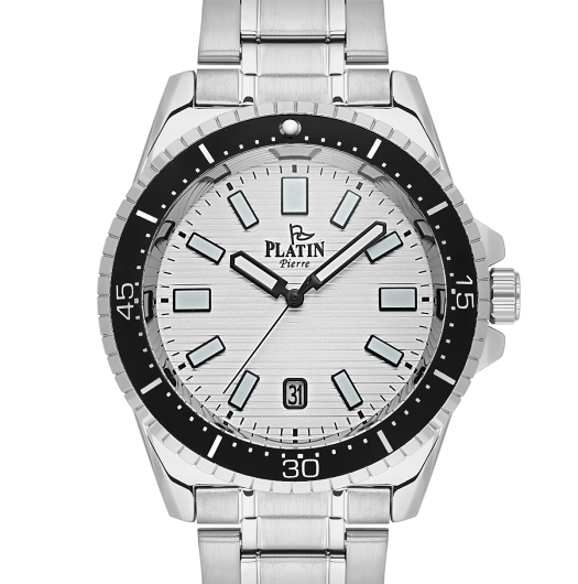 PLATİN PİERRE ERKEK KOL SAATİ