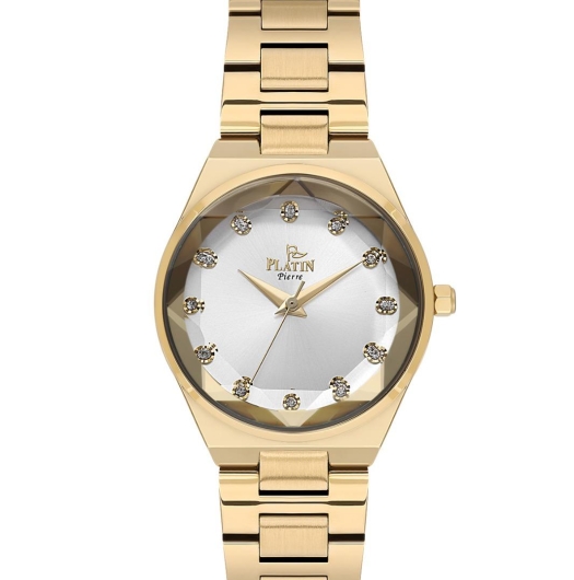 PLATİN PİERRE KADIN KOL SAATİ