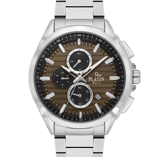 PLATİN PİERRE ERKEK KOL SAATİ