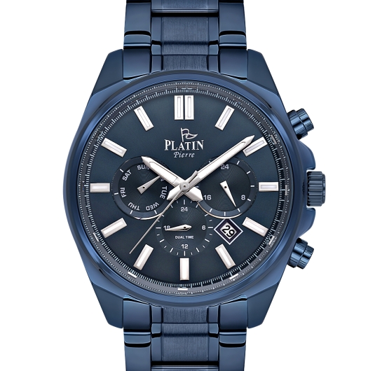 PLATİN PİERRE ERKEK KOL SAATİ