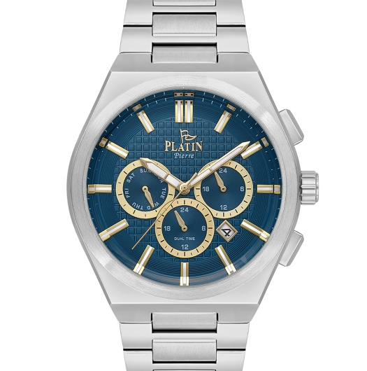PLATİN PİERRE ERKEK KOL SAATİ