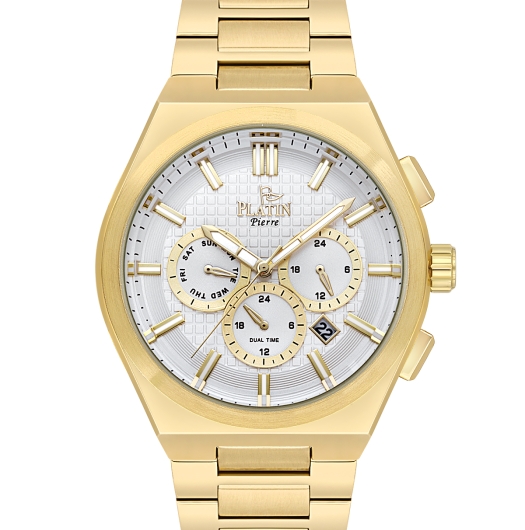 PLATİN PİERRE ERKEK KOL SAATİ