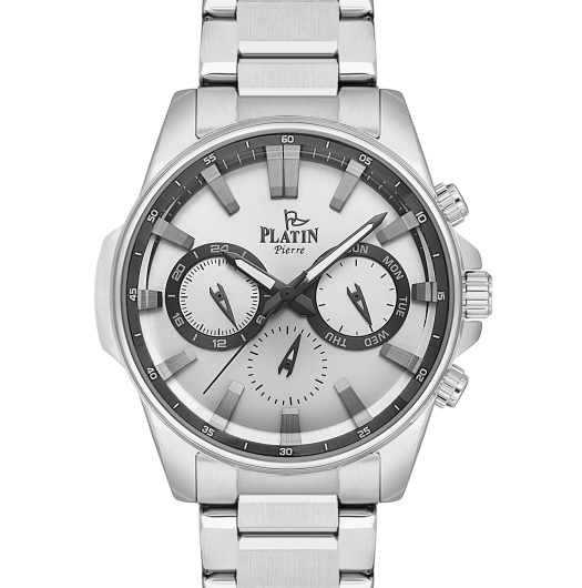 PLATİN PİERRE ERKEK KOL SAATİ