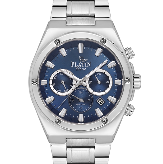 PLATİN PİERRE ERKEK KOL SAATİ